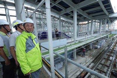 因緣際會 台中鐵路高架化核定和通車都和副市長林陵三有關