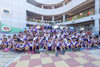 梧南國小落成、大雅國中動土 中市府8年50億整建老舊校舍有成