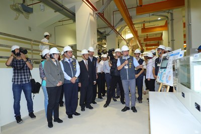 黑水變白金 蔡總統視察台中全國首座中水道系統表肯定