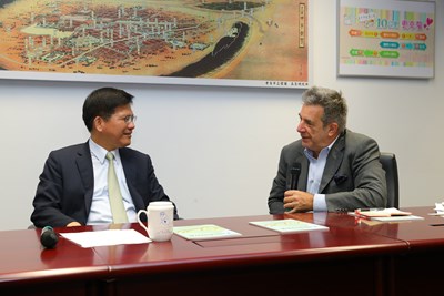 林市長與新城市基金會董事長會面 交流智慧城市等議題