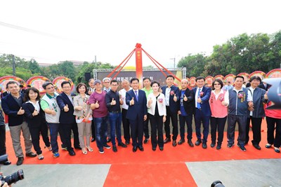 中市霧峰「中台灣影視基地」正式開工 名導李安、魏德聖同賀