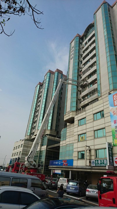 沙鹿丹聯商場消防演練 提升救災能力