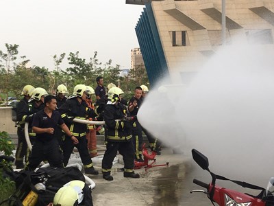 提升化學災害應變知能 中市消防局舉行化學災害搶救指揮官班訓練 