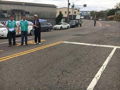 外埔甲后路路平11月動工 市府建設局陪同蔡副院長勘查