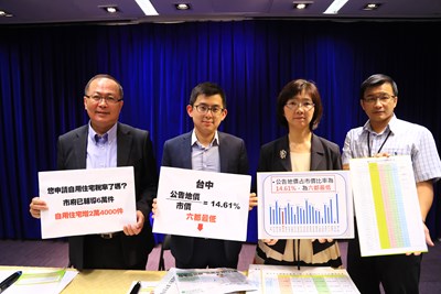 中市133萬地價稅地主 事實上自用住宅土地稅額僅3,661元