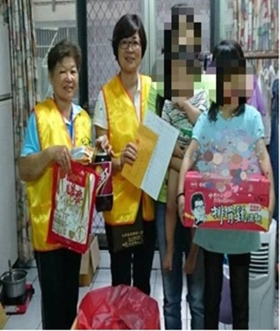 中市外埔愛鄰守護隊訪視 助弱勢單親家庭重拾生存意志
