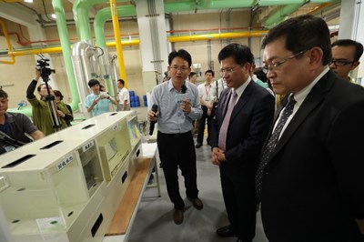 潭子加工出口區汙水廠啟用 放流水優於環保標準3倍