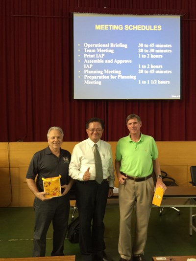 美國專業教官指導 強化中市消防指揮官天然及人為災害救災指揮能力