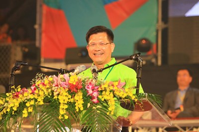 105年全民運動會開幕  副總統為選手加油打氣