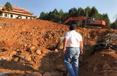 潭子玄門萬佛寺山坡地工程違規 中市府罰緩並限期改善