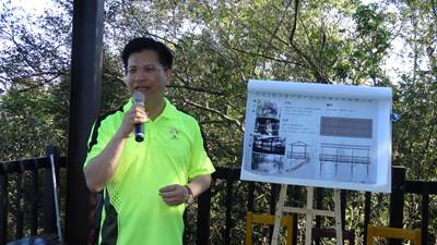 林市長視察大坑5號步道黑松亭  修復受損設施