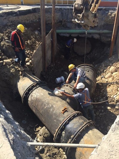 14期重劃區自來水管接管工程進度提前 預計下午2時全面恢復供水