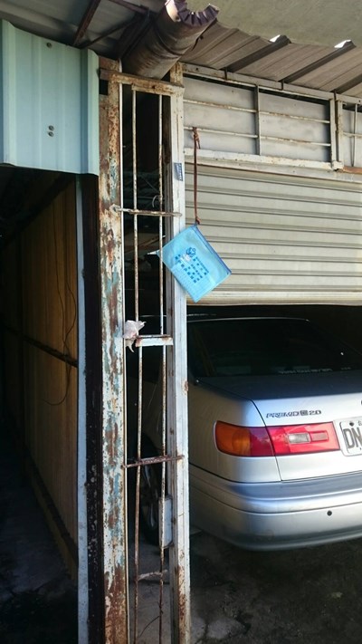 潭子大火受災戶門鎖遭破壞 警局設置巡邏箱防盜