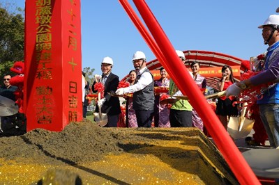 花博豐原葫蘆墩公園動土 打造嶄新的水岸花都