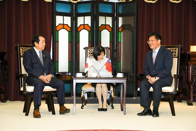 日本宮崎縣議長再訪中市府 盼進一步促進雙方交流