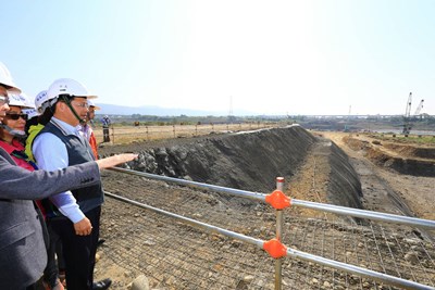 林市長視察中科南向聯外道路工程  為2018台中世界花博暖身