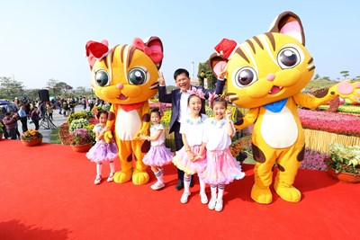 2016台中國際花毯節盛大開幕 林市長：移師后里均衡觀光發展