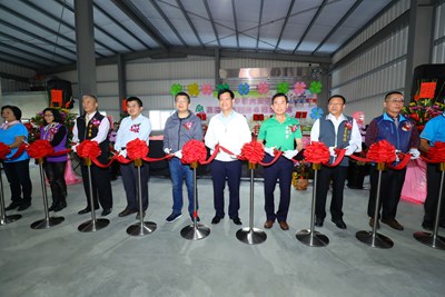 大安區蔬菜產銷班集貨場啟用 降低農民生產成本