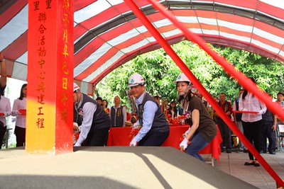 北區健行里明新里聯合活動中心明年10月完工 林市長：為社區營造家的感覺