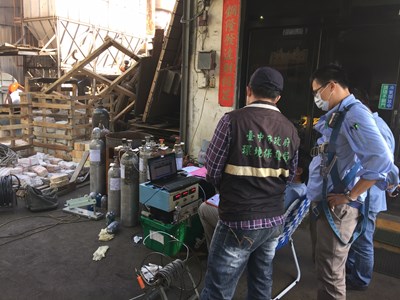 中市府大數據分析監測 破獲工廠排放廢氣超標