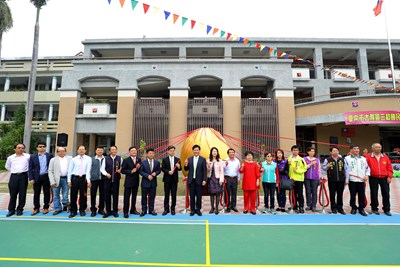 三和國小教學大樓重建落成 林市長：讓孩子有更安全快樂的學習環境