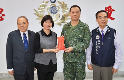 春節前夕 林副市長慰問中部地區後備指揮部