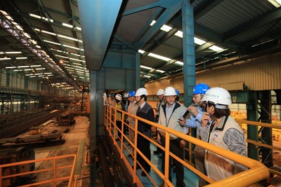 中市府歲末春安勞檢稽查中龍鋼鐵 發現7項缺失