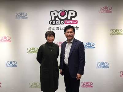 林市長北上接受廣播專訪 暢談大台中交通藍圖