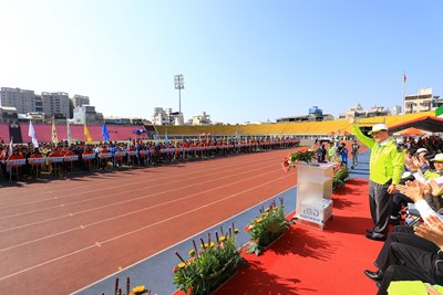 中市中等學校運動會開幕 林市長鼓勵以運動家精神爭取佳績