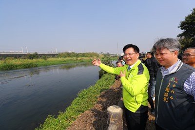筏子溪水岸廊道年底完工 林市長：打造世界級迎賓河