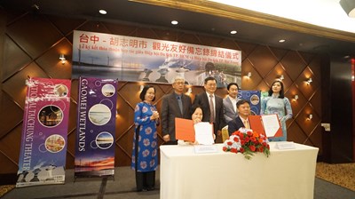 觀光南向 台中與胡志明市簽MOU 越南觀光客可望翻倍成長