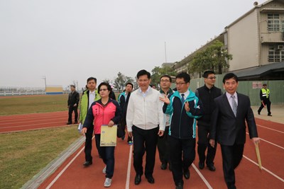 大安國中老舊設備改善工程 林市長：讓偏鄉孩子有更優學習空間