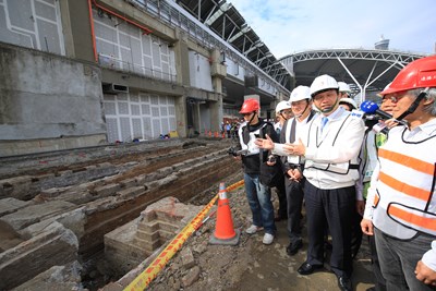 台中火車站發現日治時期遺構 林市長：「三代同堂」原地保留