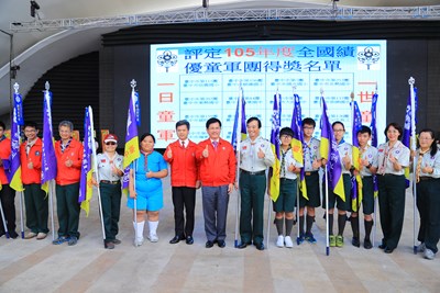 中市慶祝童軍節規模盛大 日本靜岡童軍團共襄盛舉