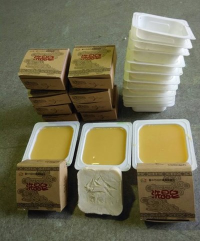 愛護地球 中市府豆花豆腐盒子換環保皂活動開跑