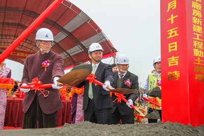 中市精機二期園區標準廠房動土 林市長：築巢引鳳 打造良好投資環境