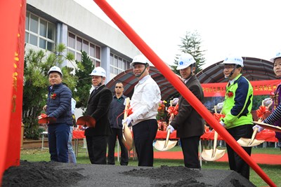 北勢國小新校舍開工動土 林市長：城堡般綠建築 提供更優質學習環境