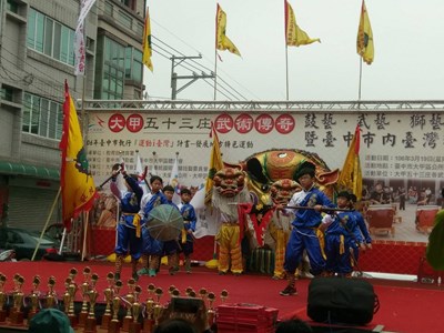 大甲五十三庄武術傳奇活動登場 展現地方特色