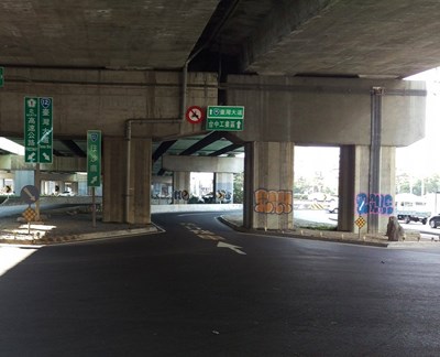 提升機車族通行安全 3/24起開放環中路二段往沙鹿迴轉道外側快車道