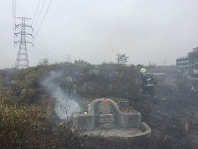 清明掃墓防範火警 消防局提醒用火安全