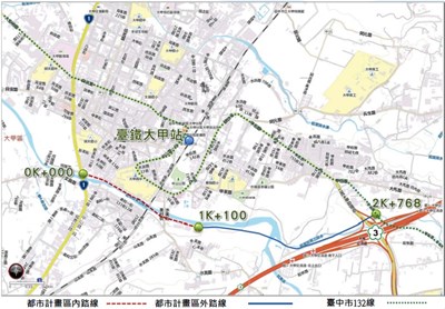 紓解甲后路進入大甲市區壅塞 市府啟動大甲交流道連結經國路外環計畫