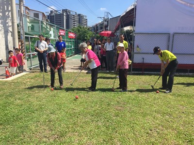 中市府推動空地綠美化 太平區新吉里優質槌球場啟用