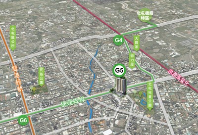 高架鐵路、輕軌、捷運型塑雙十字路網 北屯G5站將成新門戶