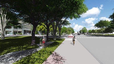 台中之心人本通行空間工程啟動 明年完工