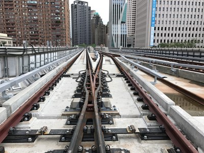 捷運首度運用可動式岔心系統 台中捷運電聯車行駛更安靜
