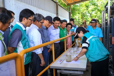 行政院長視察福田水資源回收中心 肯定中市水環境計畫具前瞻性