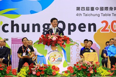 台中國際身障桌球公開賽今登場  林市長鼓勵身障朋友透過運動發揮才能
