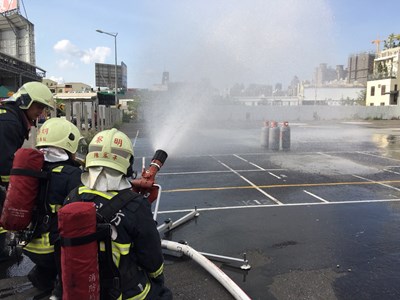 東海商圈、龍富夜市搶救演練 保障商圈安全