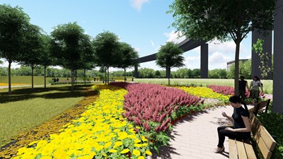 2018花博在台中 霧峰「好食光」花海展現農村風情