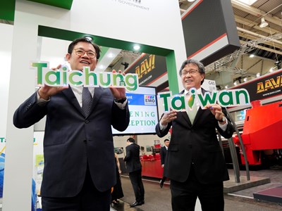 德國漢諾威工具機展 謝志偉大使讚林市長發展智慧機械決心